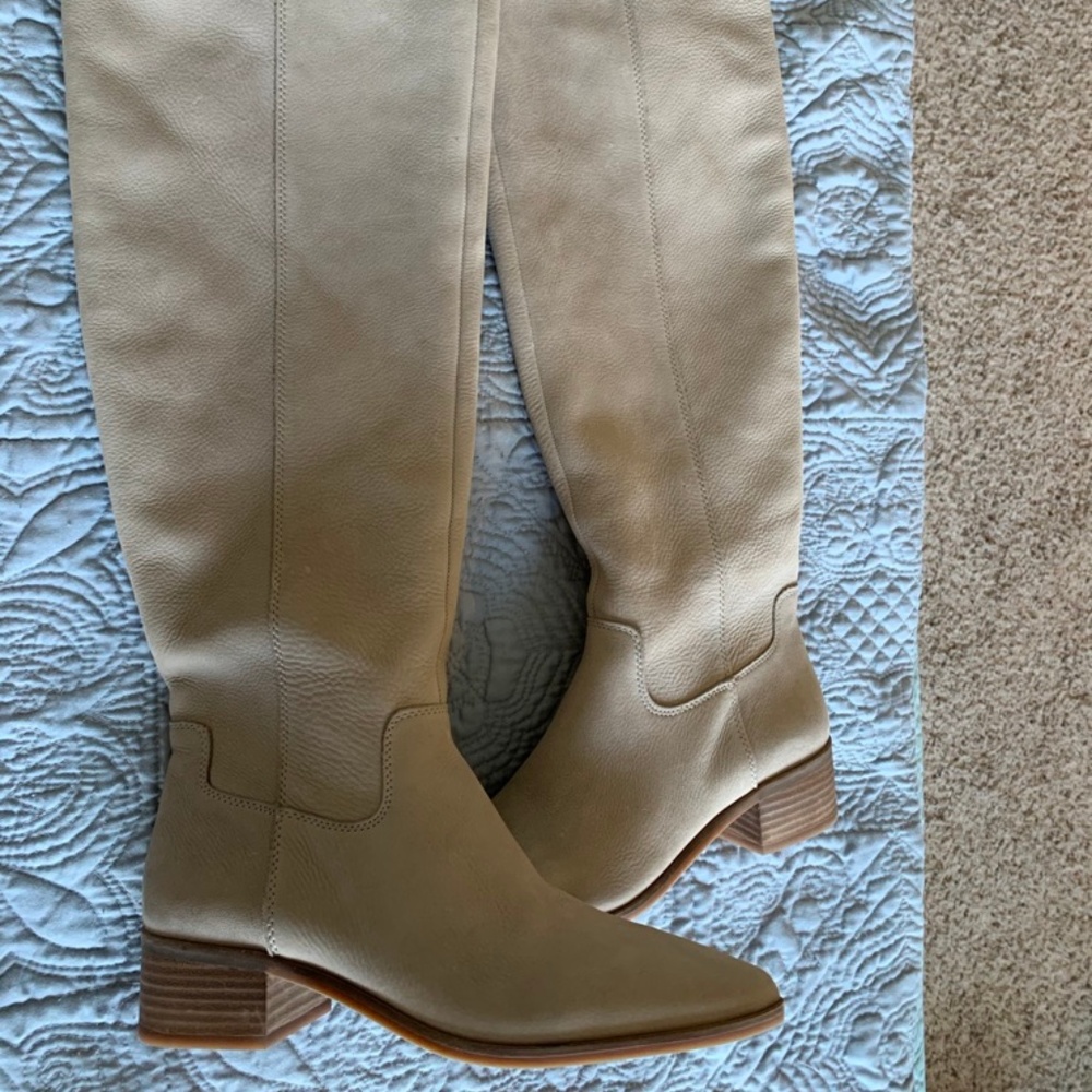 NWOT 8.5 Over Knee Suede Boots Lucky Brand